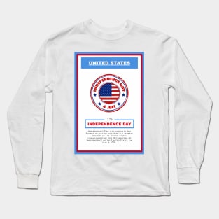 Independence Day - United States - For 4th of july - Print Design Poster - 1706205 Long Sleeve T-Shirt